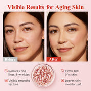 HKH Retinol Serum Capsules for Face: Anti-aging Wrinkle Skincare Serum with Vitamin A & E Collagen for Women - Moisturising Smoothing Fine Lines & Firming Skin - Travel Friendly (38 Capsules)