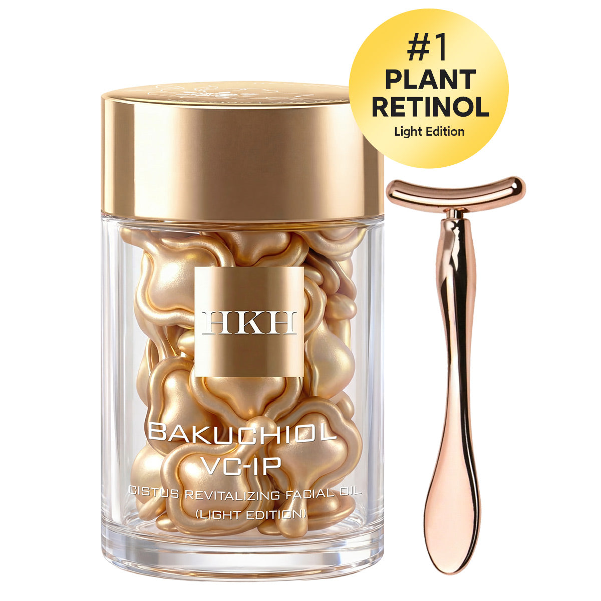 HKH TIME CAPSULE 30 Capsules Plant Retinol Vitamin C Rapid Skin Renewing Anti-Aging Face Serum