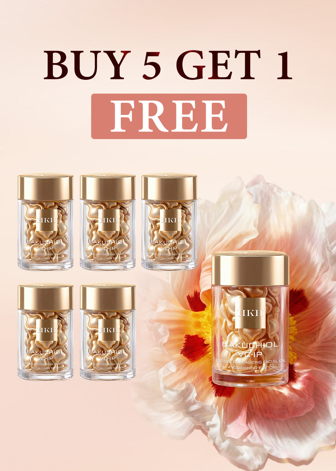 HKH Plant Retinol Time Capsule (BUY 5 GET 1 FREE)